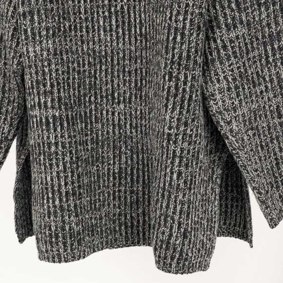 Acne Studios Grey Wool Ribbed Turtleneck Sweater - Picture 8 of 11